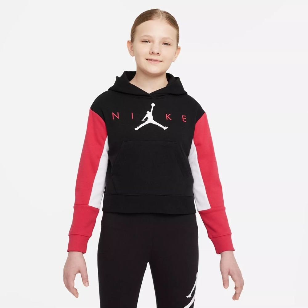 Nike Jordan Jumpman Girl's Boxy Pullover Hoodie - Size Medium AND XL available